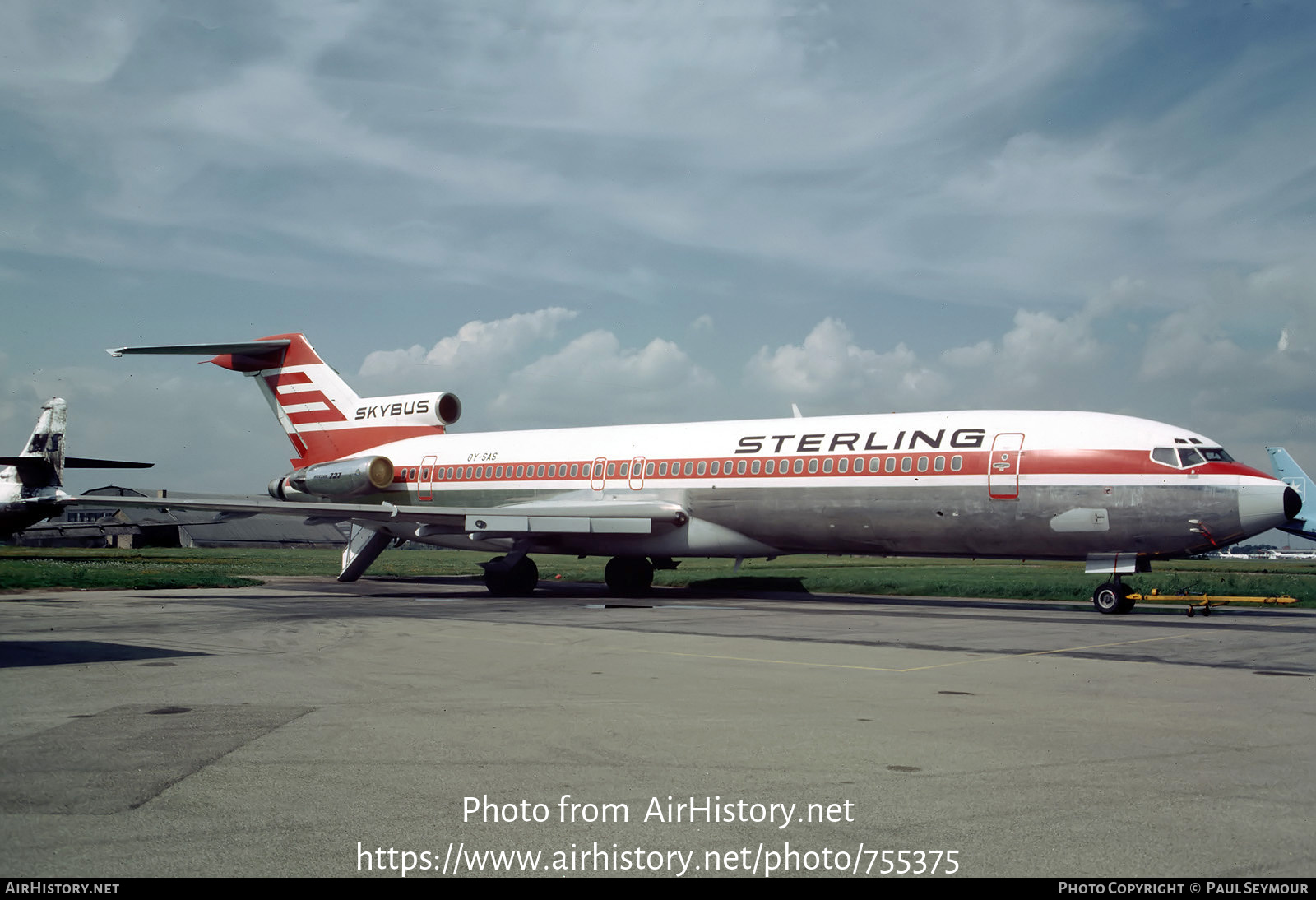 Aircraft Photo of OY-SAS | Boeing 727-2J4/Adv | Sterling Airways | AirHistory.net #755375