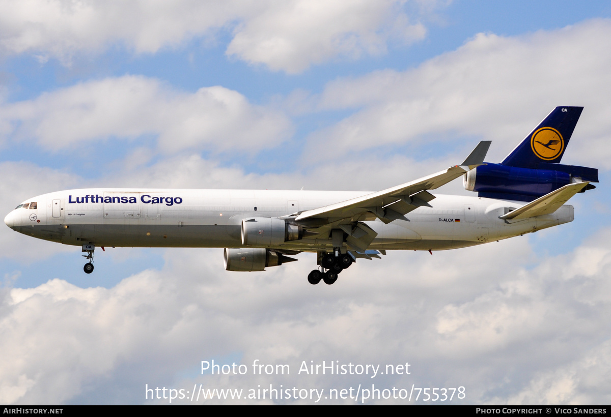 Aircraft Photo of D-ALCA | McDonnell Douglas MD-11F | Lufthansa Cargo | AirHistory.net #755378