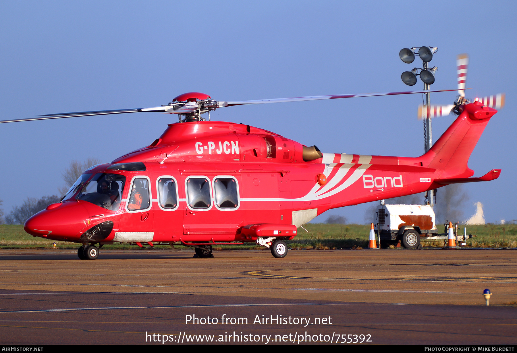 Aircraft Photo of G-PJCN | AgustaWestland AW-139 | Bond Helicopters | AirHistory.net #755392