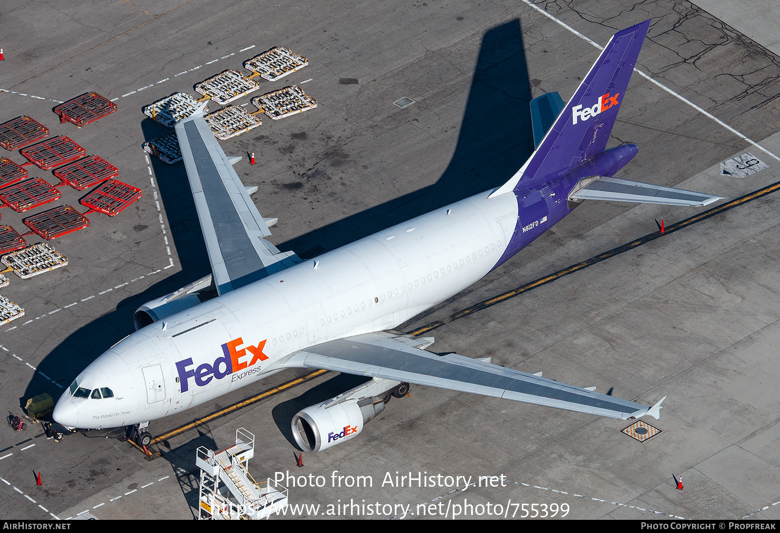 Aircraft Photo of N812FD | Airbus A310-324/F | FedEx Express - Federal Express | AirHistory.net #755399