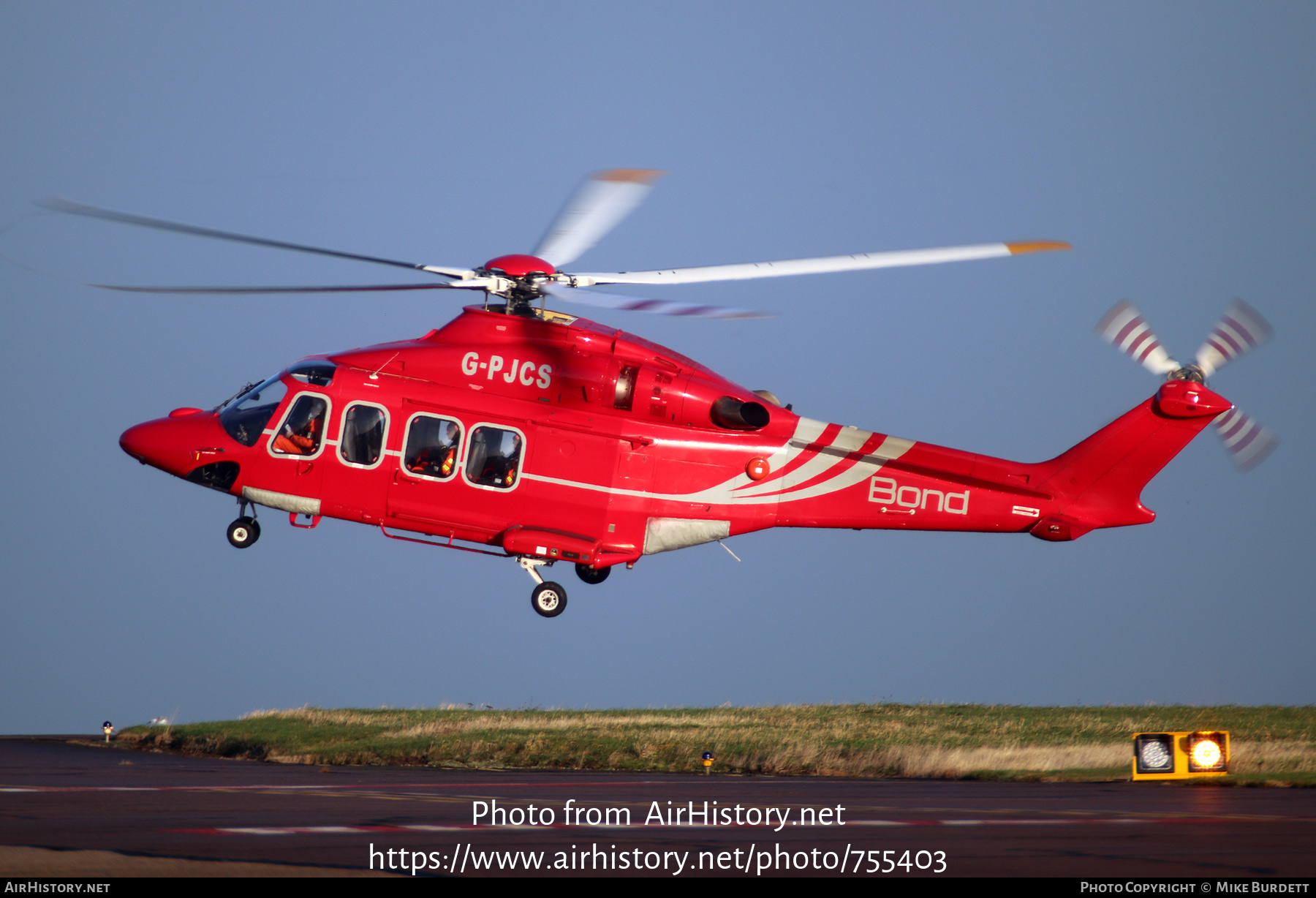 Aircraft Photo of G-PJCS | AgustaWestland AW-139 | Bond Helicopters | AirHistory.net #755403