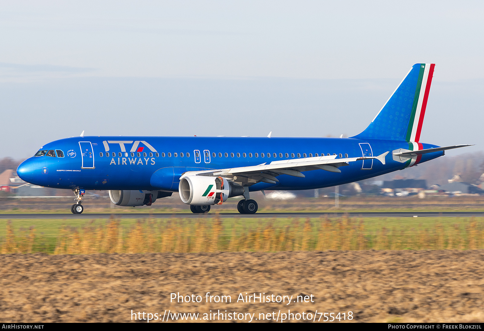 Aircraft Photo of EI-DTB | Airbus A320-216 | ITA Airways | AirHistory.net #755418