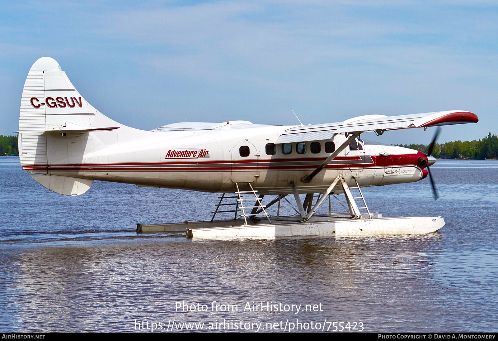 Aircraft Photo of C-GSUV | De Havilland Canada DHC-3T/M601 Turbo Otter | Adventure Air | AirHistory.net #755423