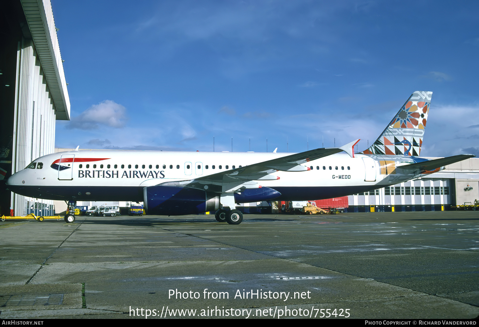 Aircraft Photo of G-MEDD | Airbus A320-231 | British Airways | AirHistory.net #755425