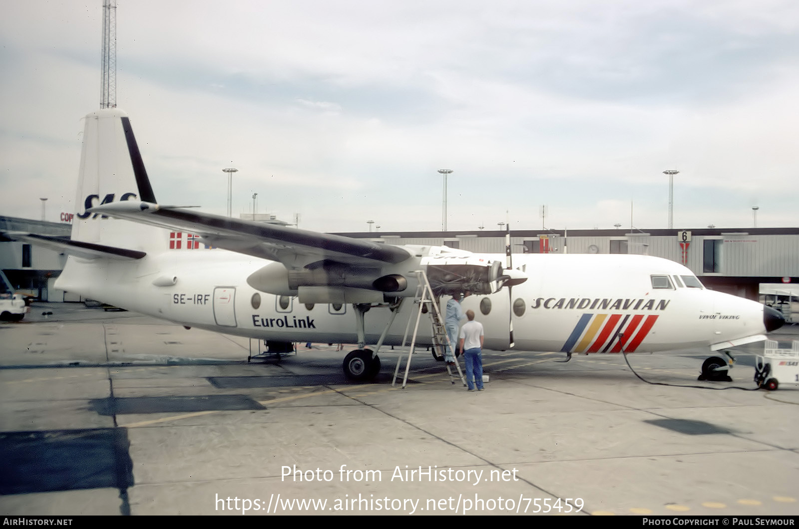 Aircraft Photo of SE-IRF | Fokker F27-600 Friendship | Scandinavian Airlines - SAS | AirHistory.net #755459