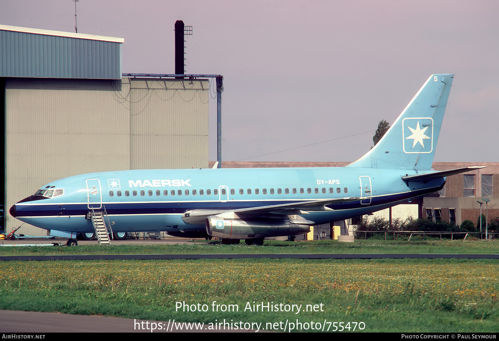 Aircraft Photo of OY-APS | Boeing 737-2L9/Adv | Maersk Air | AirHistory.net #755470