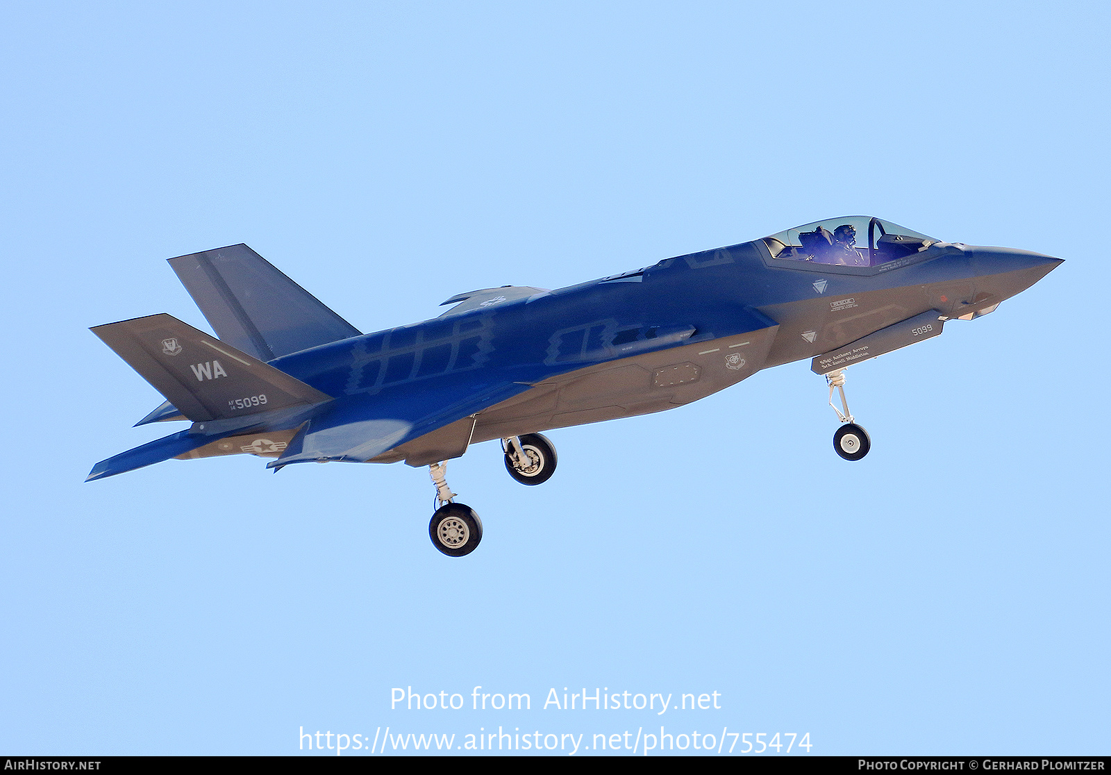 Aircraft Photo of 14-5099 / AF14-5099 | Lockheed Martin F-35A Lightning II | USA - Air Force | AirHistory.net #755474