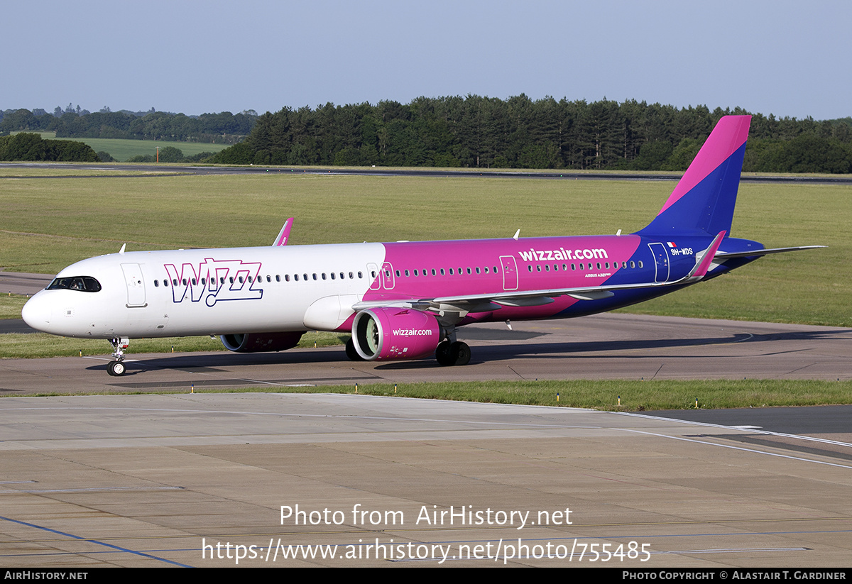 Aircraft Photo of 9H-WDS | Airbus A321-271NX | Wizz Air | AirHistory.net #755485