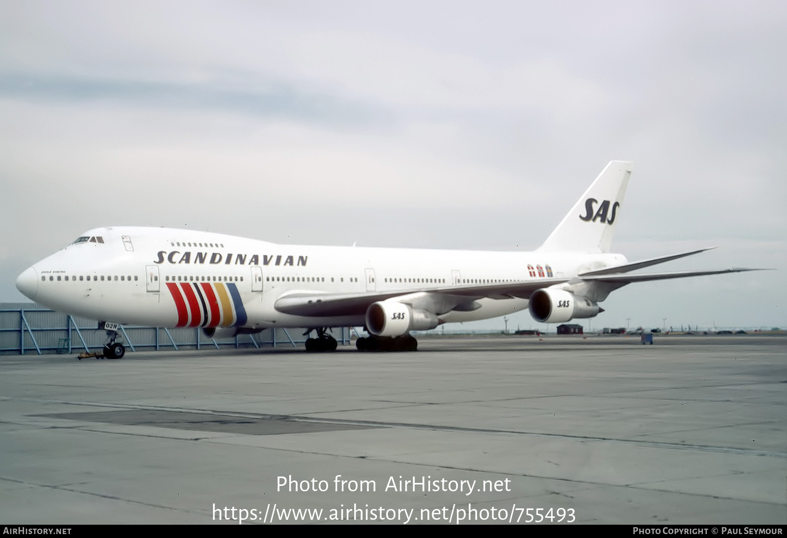 Aircraft Photo of N4502R | Boeing 747-283B | Scandinavian Airlines - SAS | AirHistory.net #755493