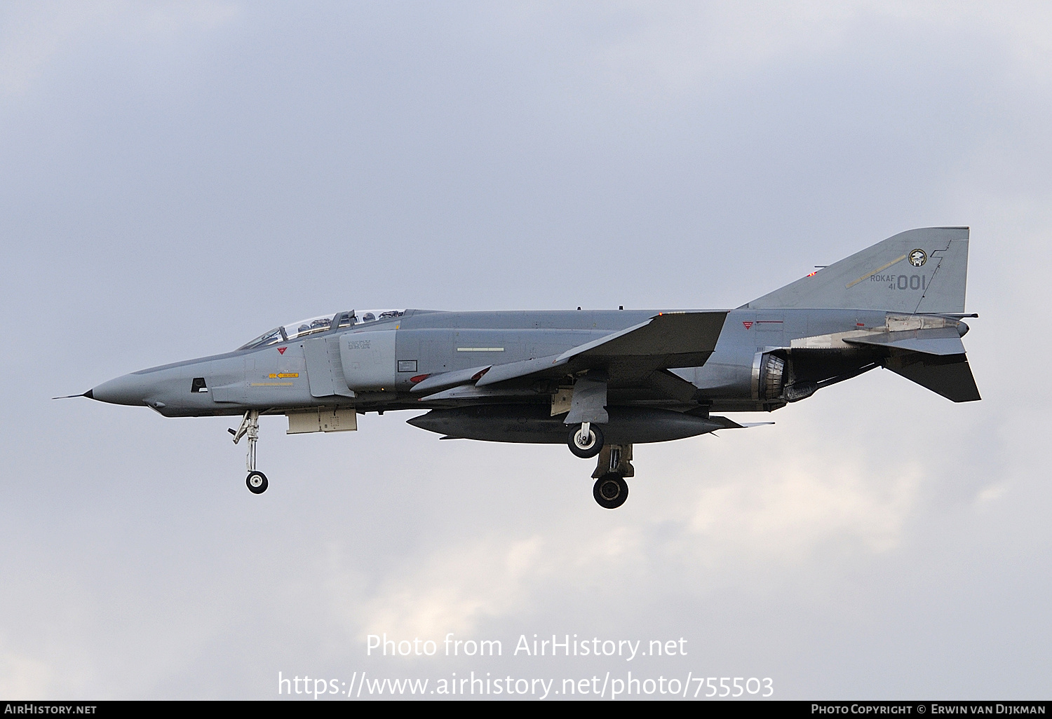 Aircraft Photo of 41-001 | McDonnell Douglas RF-4C Phantom II | South Korea - Air Force | AirHistory.net #755503