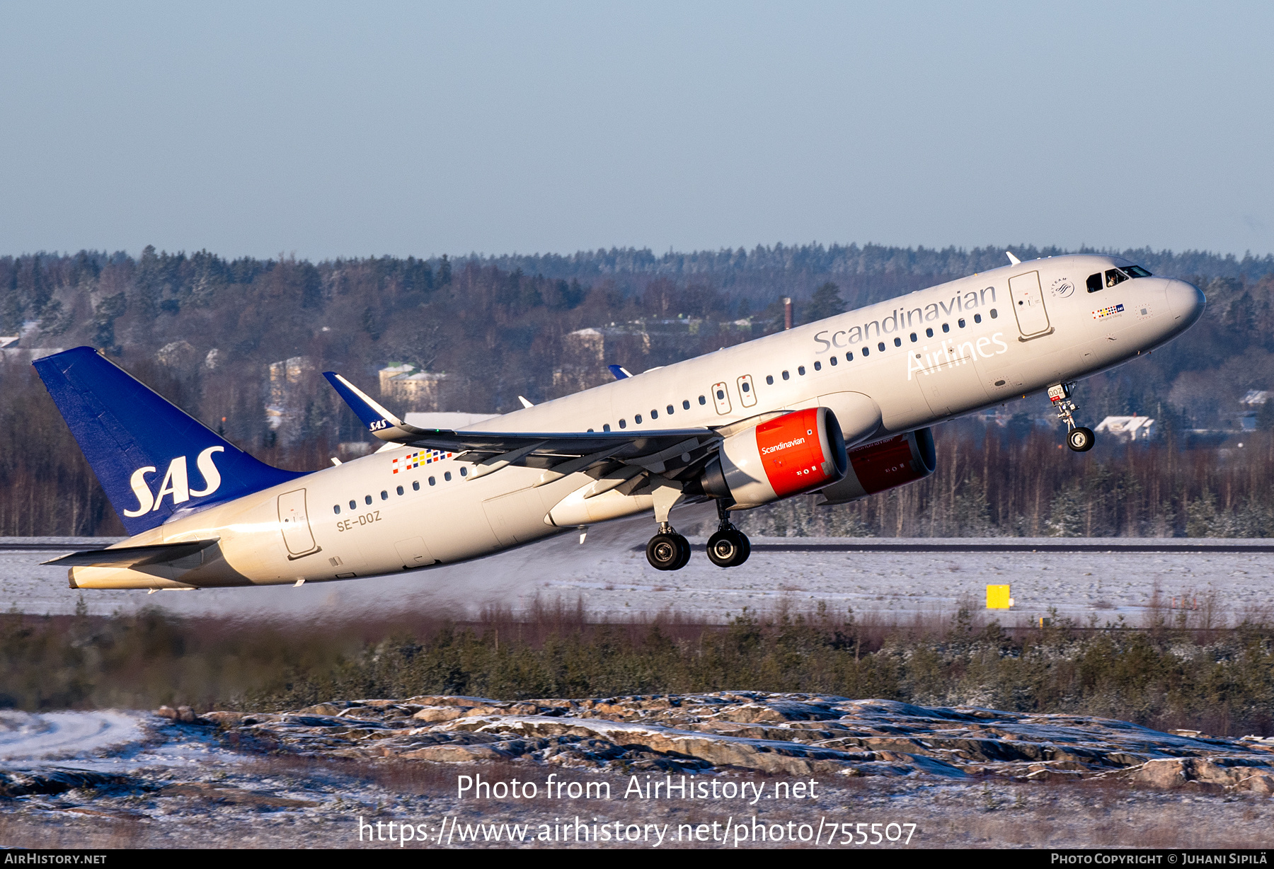 Aircraft Photo of SE-DOZ | Airbus A320-251N | Scandinavian Airlines - SAS | AirHistory.net #755507