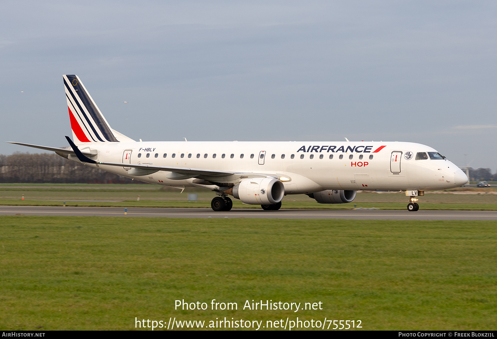 Aircraft Photo of F-HBLV | Embraer 190STD (ERJ-190-100STD) | Air France | AirHistory.net #755512