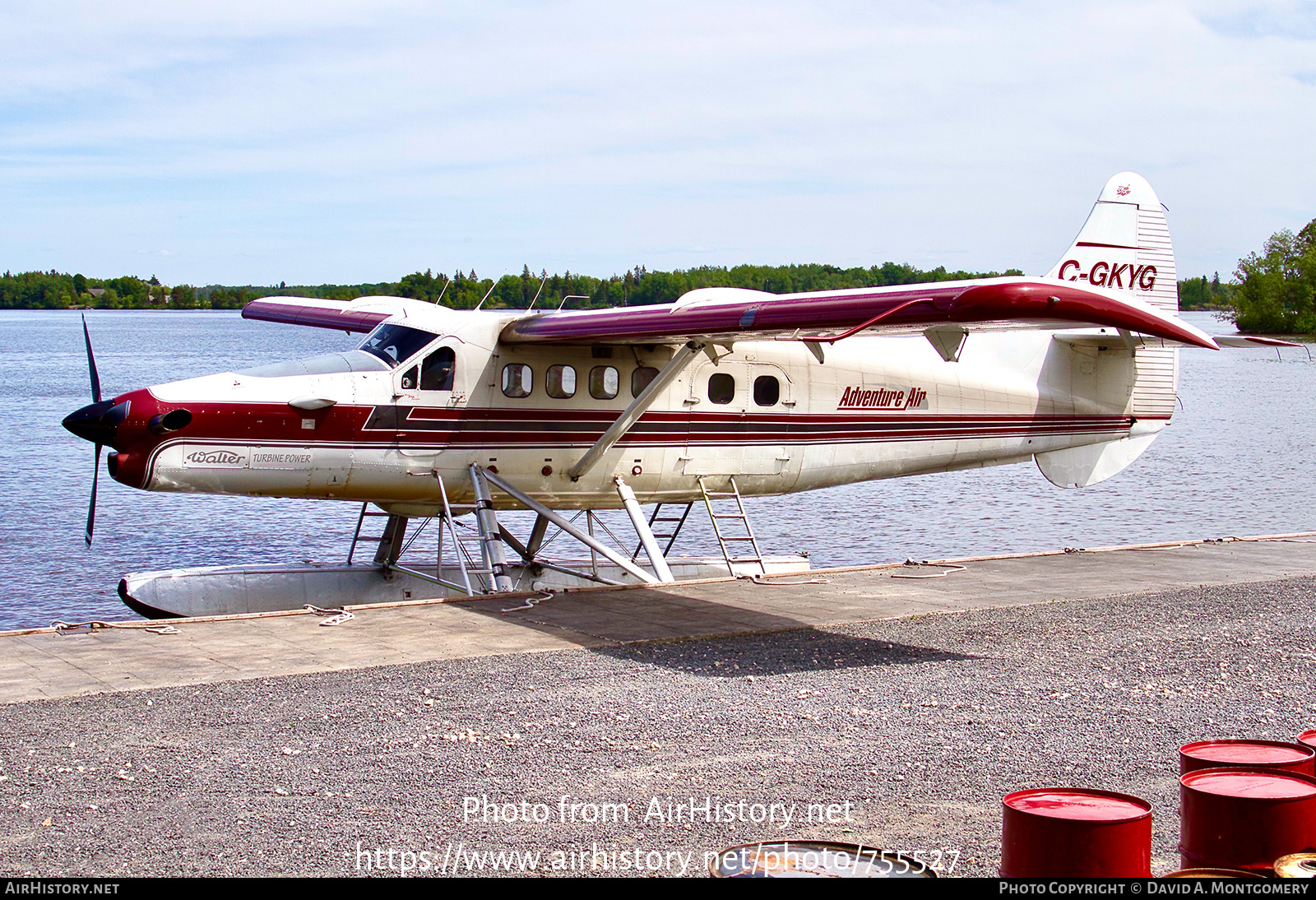 Aircraft Photo of C-GKYG | De Havilland Canada DHC-3/1000 Otter | Adventure Air | AirHistory.net #755527