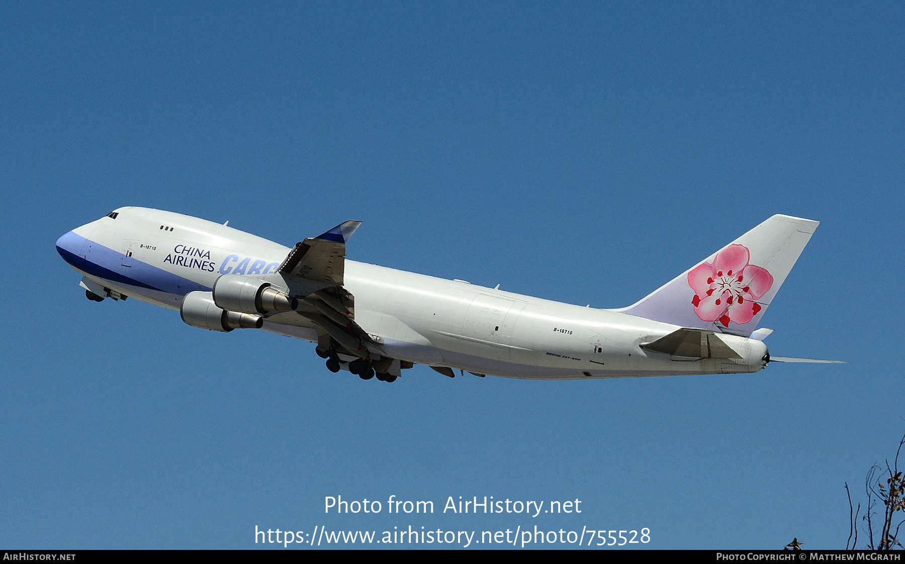 Aircraft Photo of B-18710 | Boeing 747-409F/SCD | China Airlines Cargo | AirHistory.net #755528