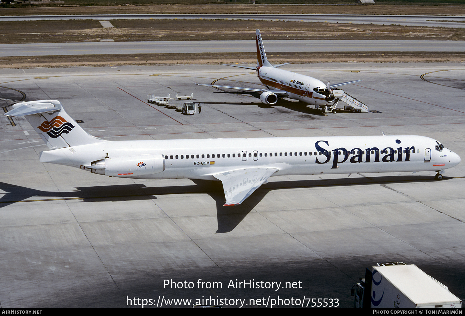 Aircraft Photo of EC-GOM | McDonnell Douglas MD-83 (DC-9-83) | Spanair | AirHistory.net #755533