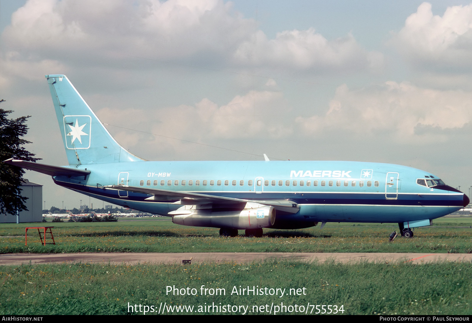 Aircraft Photo of OY-MBW | Boeing 737-2L9/Adv | Maersk Air | AirHistory.net #755534