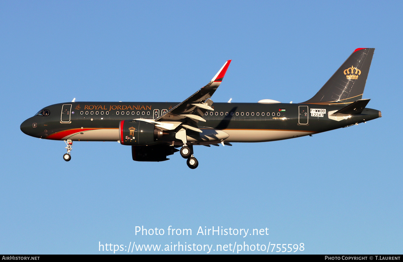 Aircraft Photo of F-WWDD | Airbus A320-271N | Royal Jordanian Airlines | AirHistory.net #755598