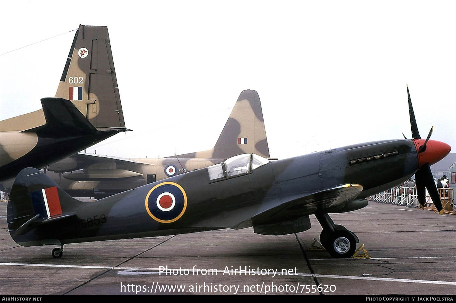 Aircraft Photo of PS853 | Supermarine 389 Spitfire PR19 | UK - Air Force | AirHistory.net #755620