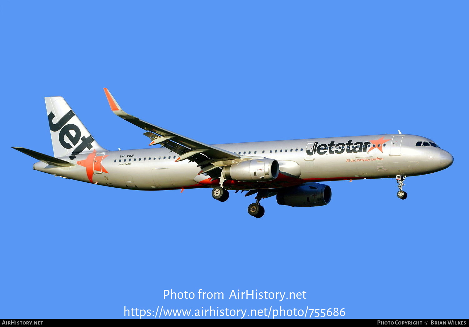 Aircraft Photo of VH-VWN | Airbus A321-231 | Jetstar Airways | AirHistory.net #755686