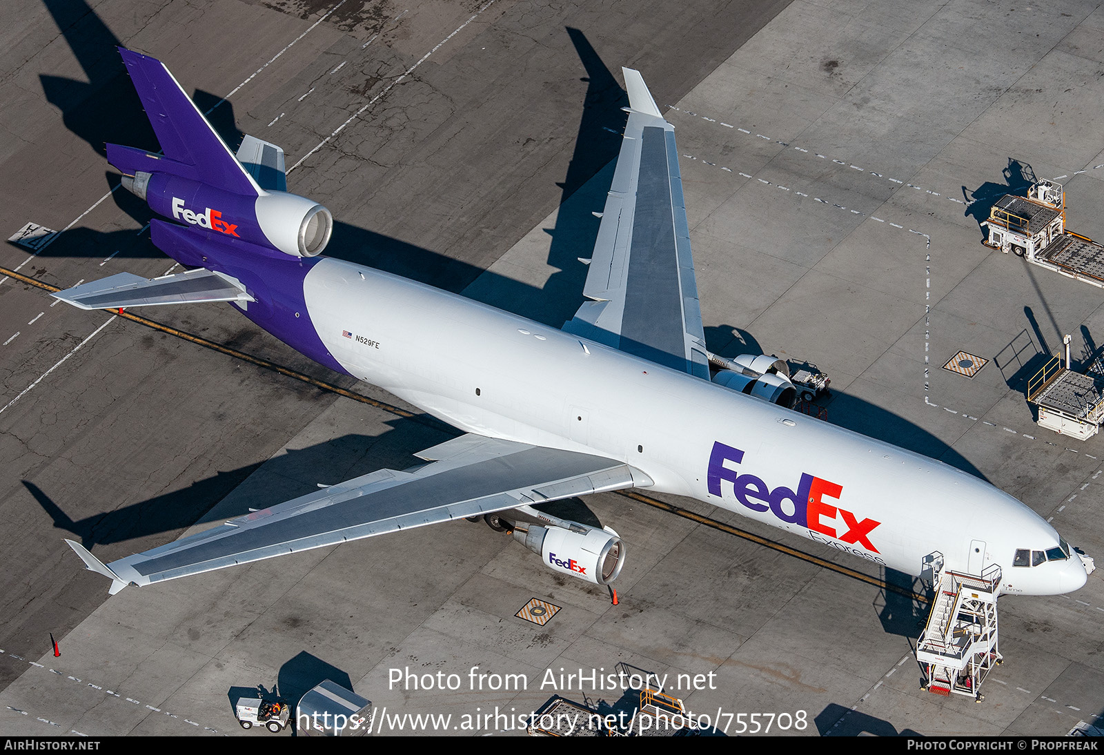 Aircraft Photo of N529FE | McDonnell Douglas MD-11F | FedEx Express - Federal Express | AirHistory.net #755708