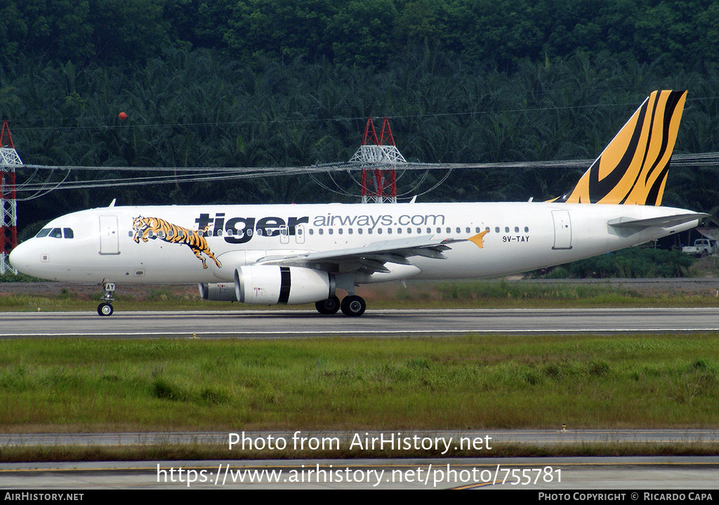 Aircraft Photo of 9V-TAY | Airbus A320-232 | Tiger Airways | AirHistory.net #755781