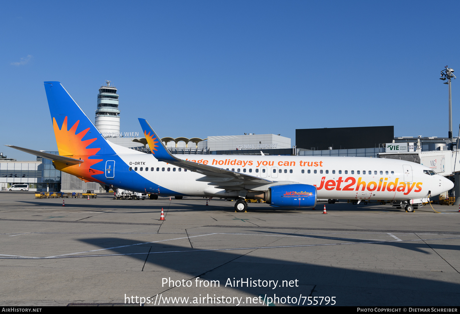 Aircraft Photo of G-DRTK | Boeing 737-8KN | Jet2 Holidays | AirHistory.net #755795