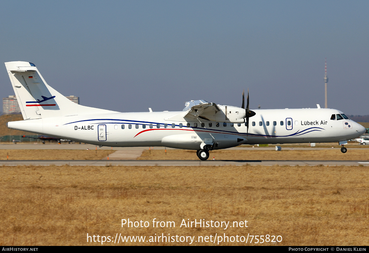 Aircraft Photo of D-ALBC | ATR ATR-72-500 (ATR-72-212A) | Lübeck Air | AirHistory.net #755820