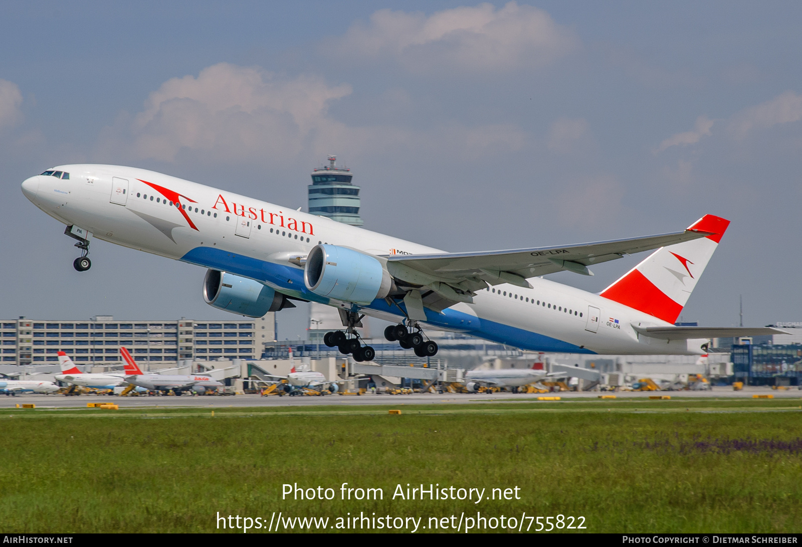 Aircraft Photo of OE-LPA | Boeing 777-2Z9/ER | Austrian Airlines | AirHistory.net #755822