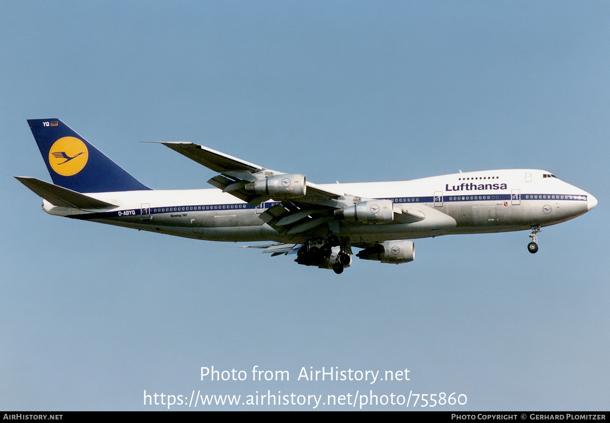 Aircraft Photo of D-ABYQ | Boeing 747-230B | Lufthansa | AirHistory.net #755860