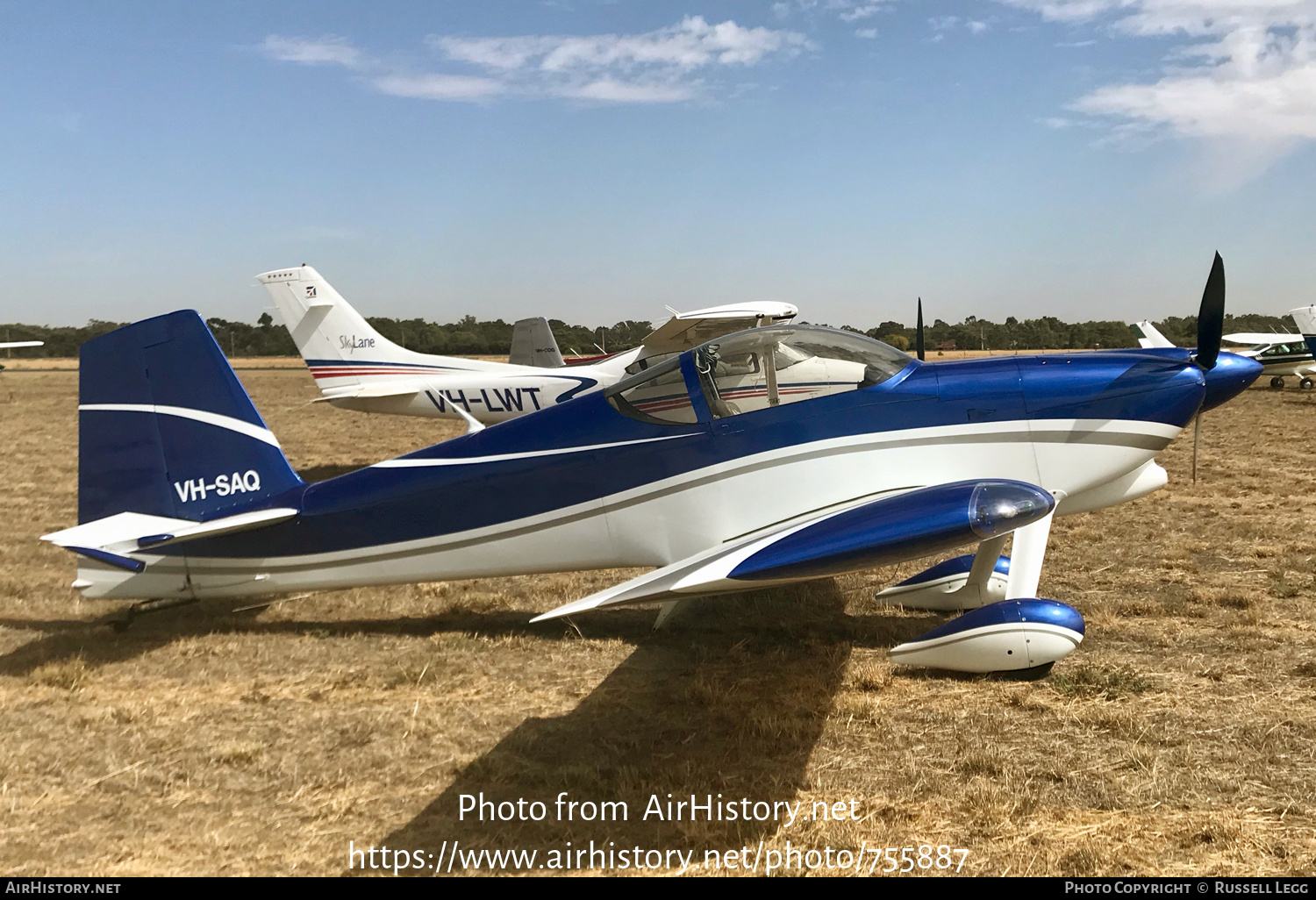 Aircraft Photo of VH-SAQ | Van's RV-7 | AirHistory.net #755887