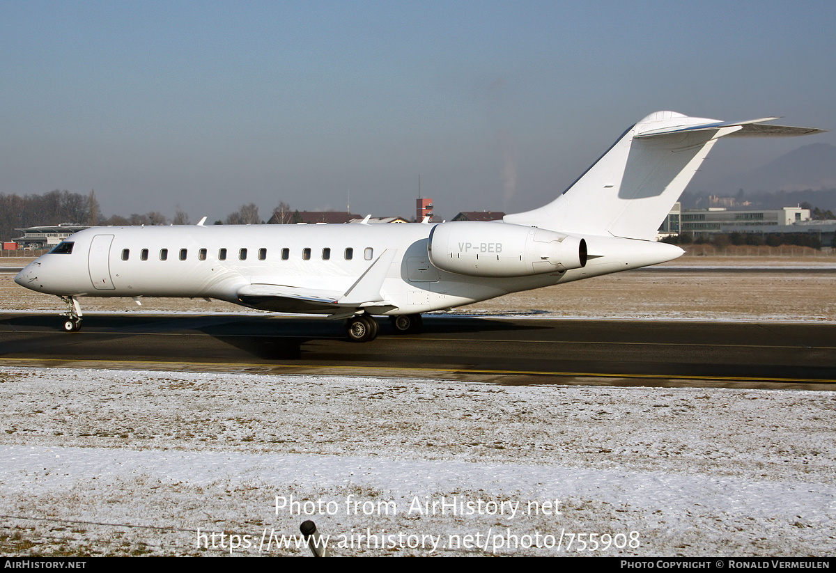 Aircraft Photo of VP-BEB | Bombardier Global Express XRS (BD-700-1A10) | AirHistory.net #755908