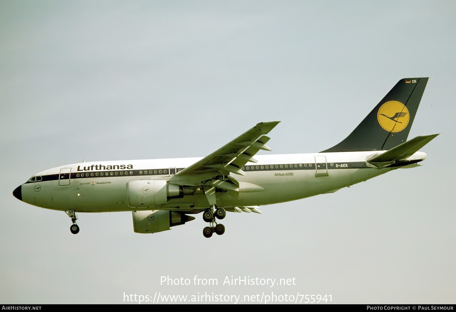 Aircraft Photo of D-AICK | Airbus A310-203 | Lufthansa | AirHistory.net #755941