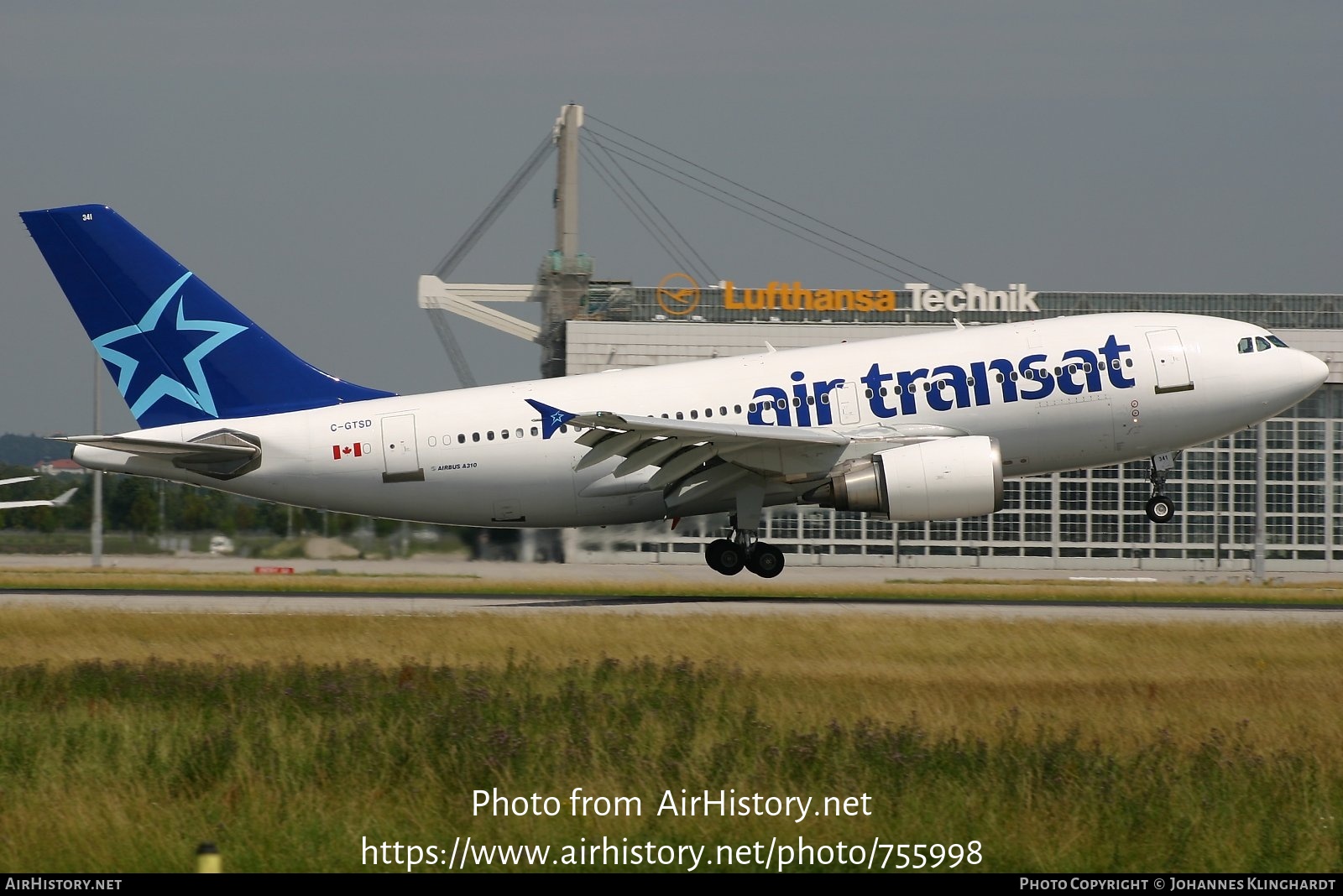 Aircraft Photo of C-GTSD | Airbus A310-304 | Air Transat | AirHistory.net #755998