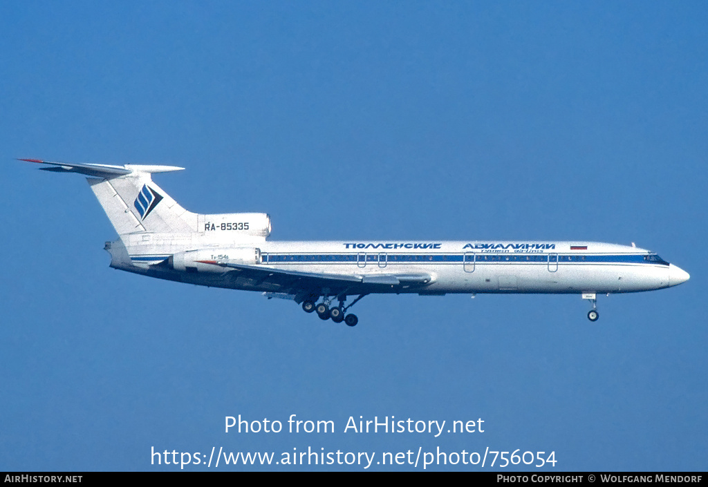 Aircraft Photo of RA-85335 | Tupolev Tu-154B-2 | Tyumen Airlines | AirHistory.net #756054