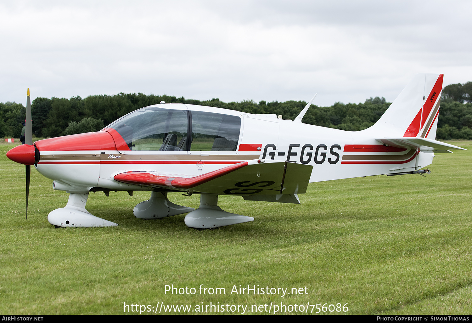 Aircraft Photo of G-EGGS | Robin DR-400-180 Regent | AirHistory.net #756086