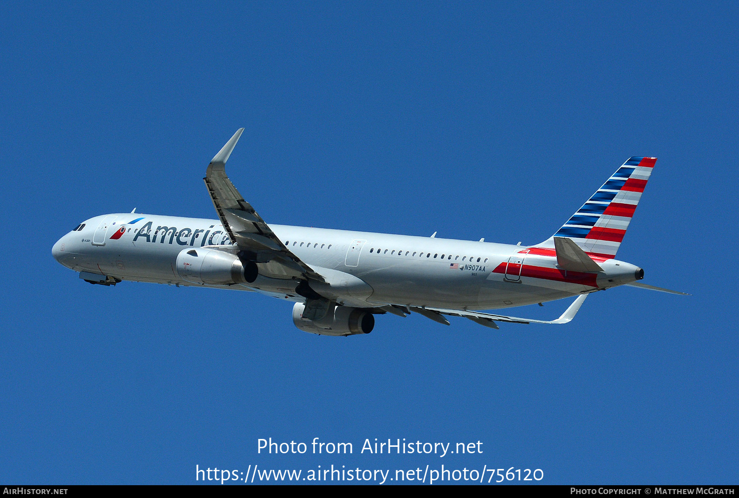 Aircraft Photo of N907AA | Airbus A321-231 | American Airlines | AirHistory.net #756120