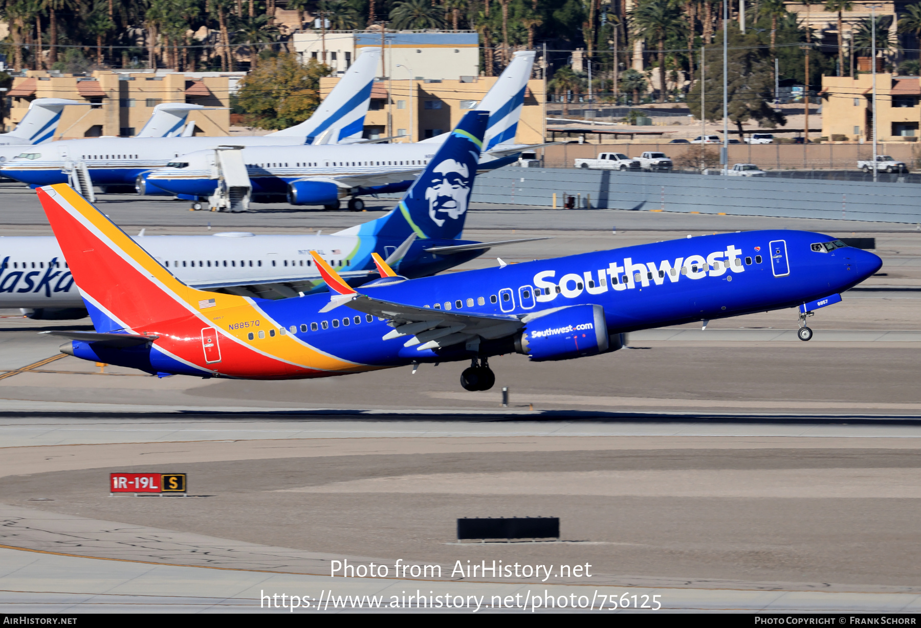 Aircraft Photo of N8857Q | Boeing 737-8 Max 8 | Southwest Airlines | AirHistory.net #756125