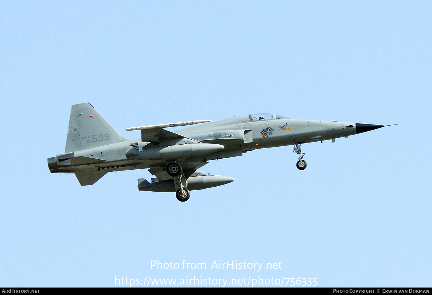 Aircraft Photo of 50-599 | Northrop F-5E Tiger II | South Korea - Air Force | AirHistory.net #756335