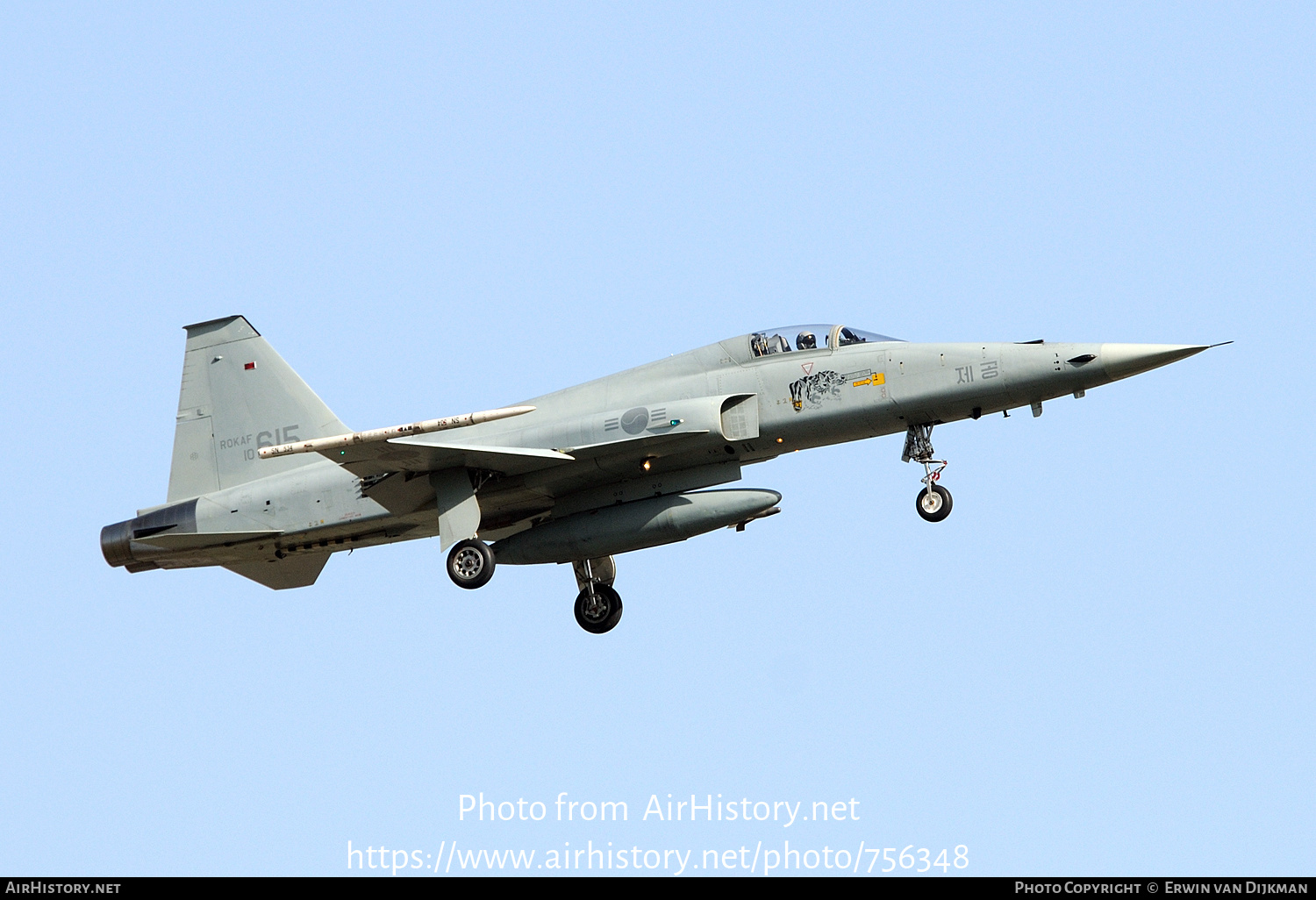 Aircraft Photo of 10-615 | Northrop KF-5E Jegongho | South Korea - Air Force | AirHistory.net #756348