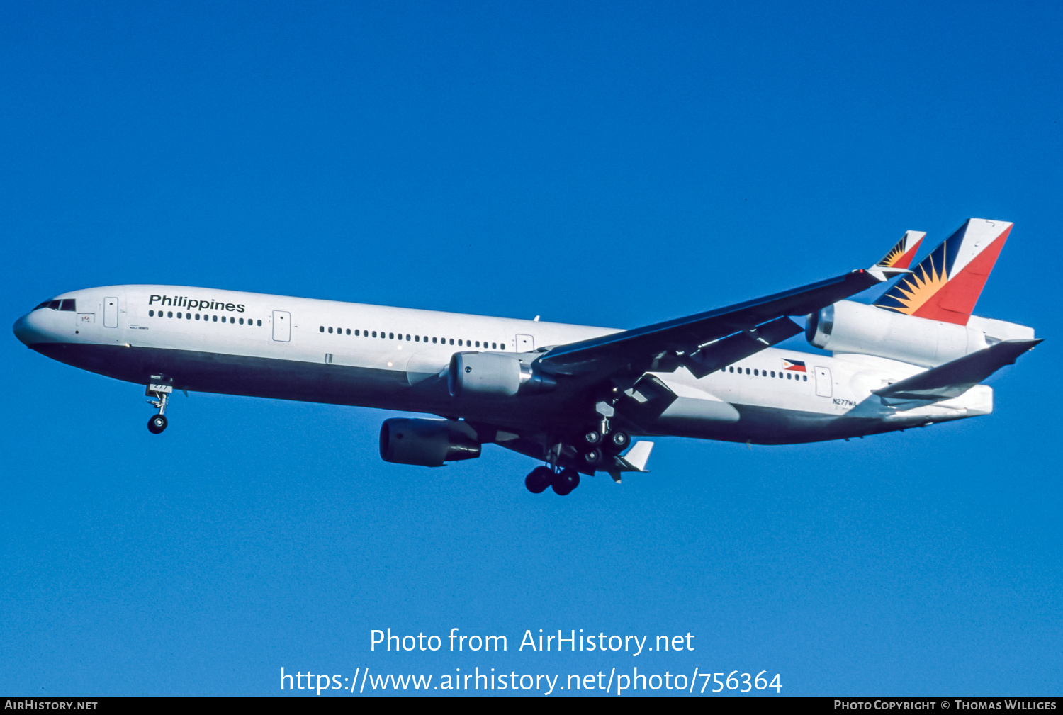 Aircraft Photo of N277WA | McDonnell Douglas MD-11 | Philippine Airlines | AirHistory.net #756364