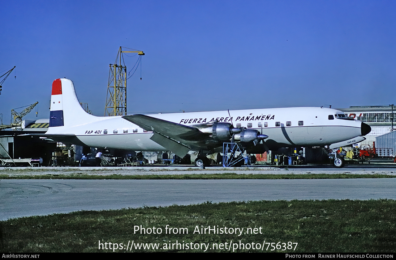 Aircraft Photo of FAP-401 | Douglas DC-6B | Panama - Air Force | AirHistory.net #756387