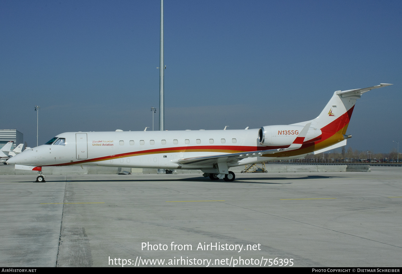 Aircraft Photo of N135SG | Embraer Legacy 600 (EMB-135BJ) | United Aviation | AirHistory.net #756395