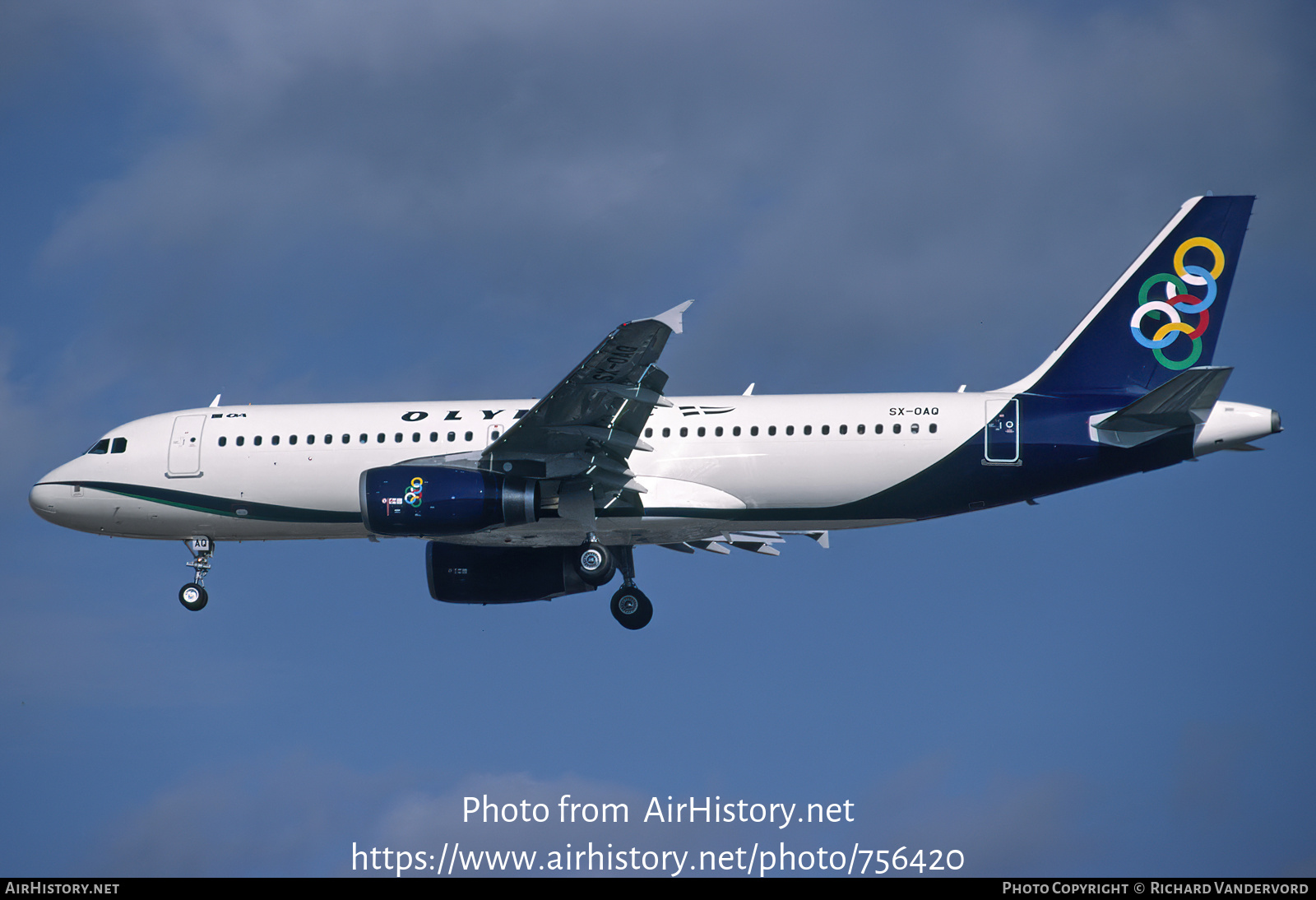 Aircraft Photo of SX-OAQ | Airbus A320-232 | Olympic | AirHistory.net #756420