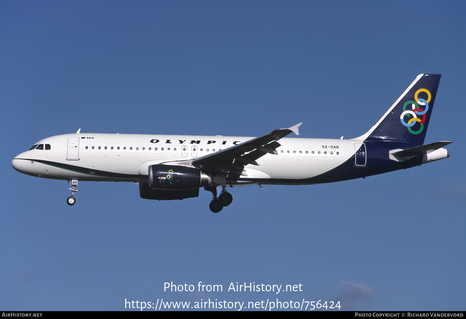 Aircraft Photo of SX-OAR | Airbus A320-232 | Olympic | AirHistory.net #756424