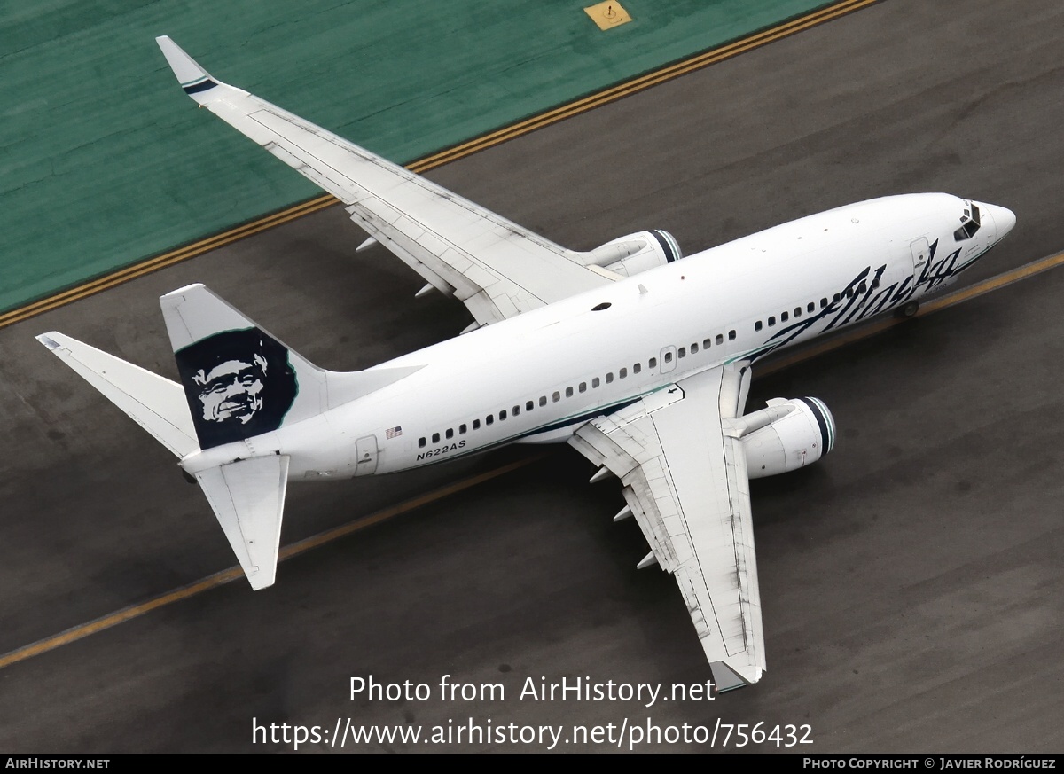 Aircraft Photo of N622AS | Boeing 737-790 | Alaska Airlines | AirHistory.net #756432