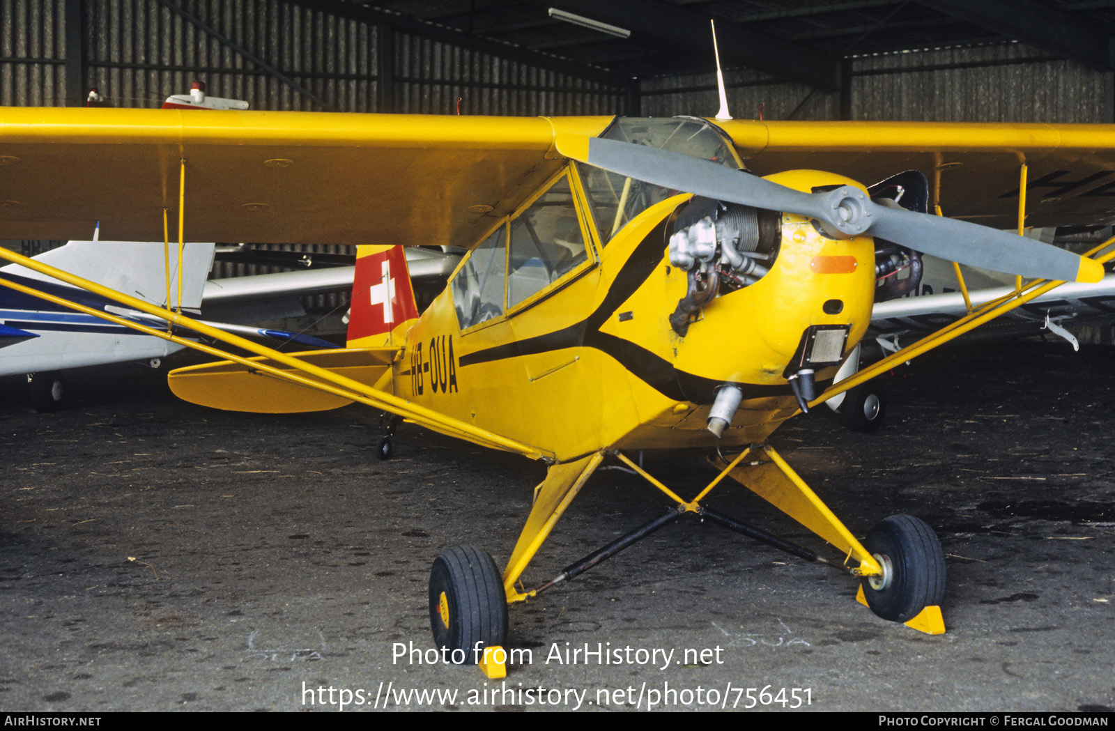 Aircraft Photo of HB-OUA | Piper J-3C-65 Cub | AirHistory.net #756451