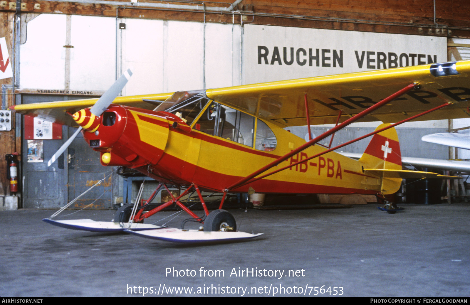 Aircraft Photo of HB-PBA | Piper PA-18-150 Super Cub | AirHistory.net #756453