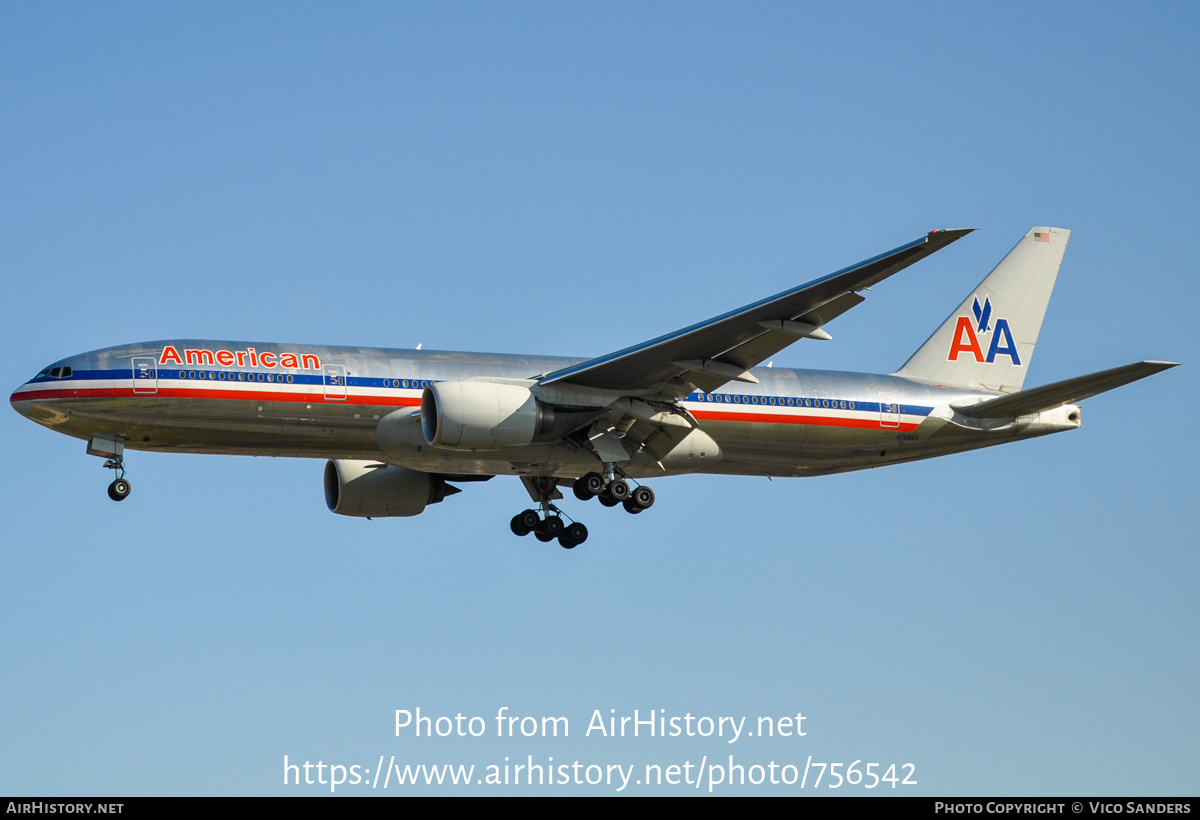 Aircraft Photo of N768AA | Boeing 777-223/ER | American Airlines | AirHistory.net #756542