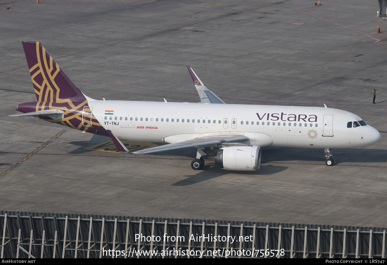 Aircraft Photo of VT-TNJ | Airbus A320-251N | Vistara | AirHistory.net #756578