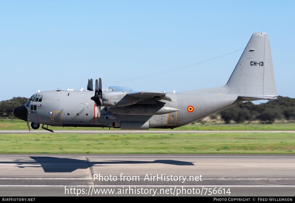 Aircraft Photo of CH-13 | Lockheed C-130H Hercules | Belgium - Air Force | AirHistory.net #756614